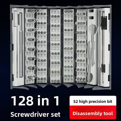 Multi-functional Electric Screwdriver Set with Assorted Bits