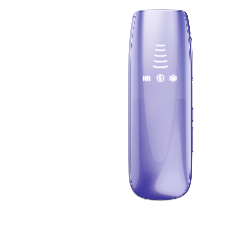 Handheld laser ice point hair removal device