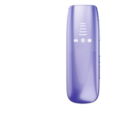 Handheld laser ice point hair removal device