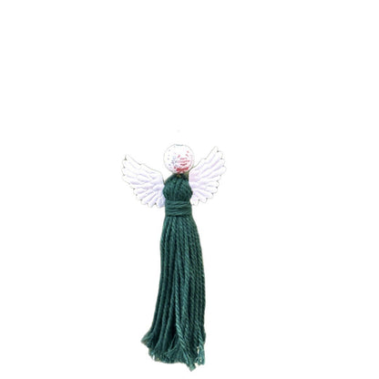 Bohemian Handmade Cotton Rope Christmas Angel Pendant