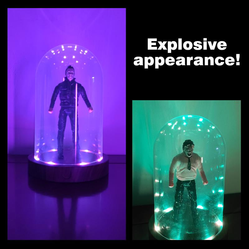【Faddishdeal】Horror Movie Collection Lamp, Home Decoration Table Lamp, Holiday Ambience Desktop Ornament, Halloween Unique Gift and Decoration.