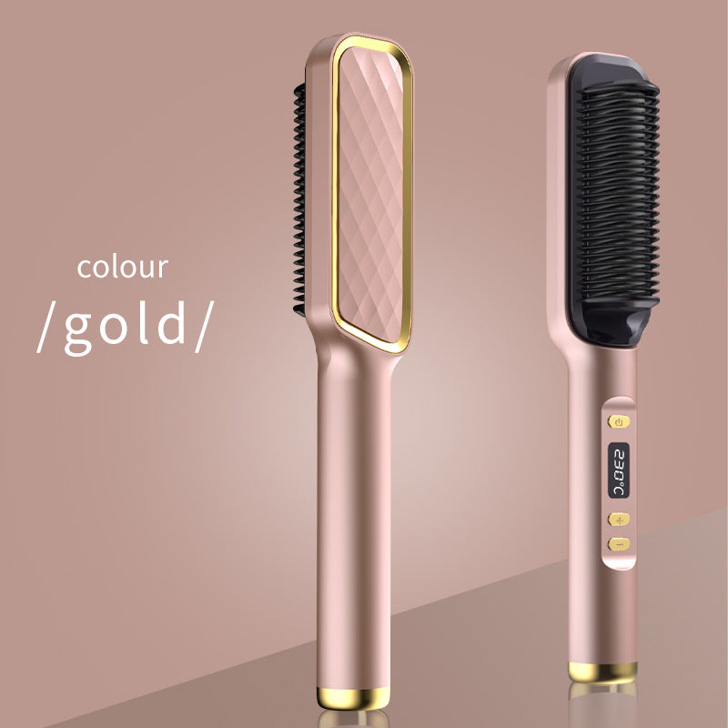 Lcd Hair Straightening Comb