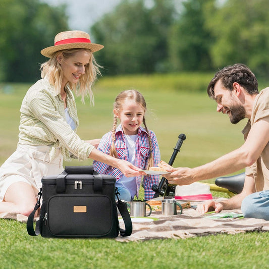 Insulated picnic bag