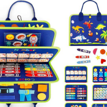 Childrens Educational Felt Learning Board