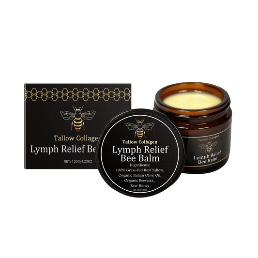 Beef Tallow Honey Balm Deep Hydration Improve Dryness Moisturizing Skin Care Grass Fed Beef Tallow Nourishing Face Cream 120G