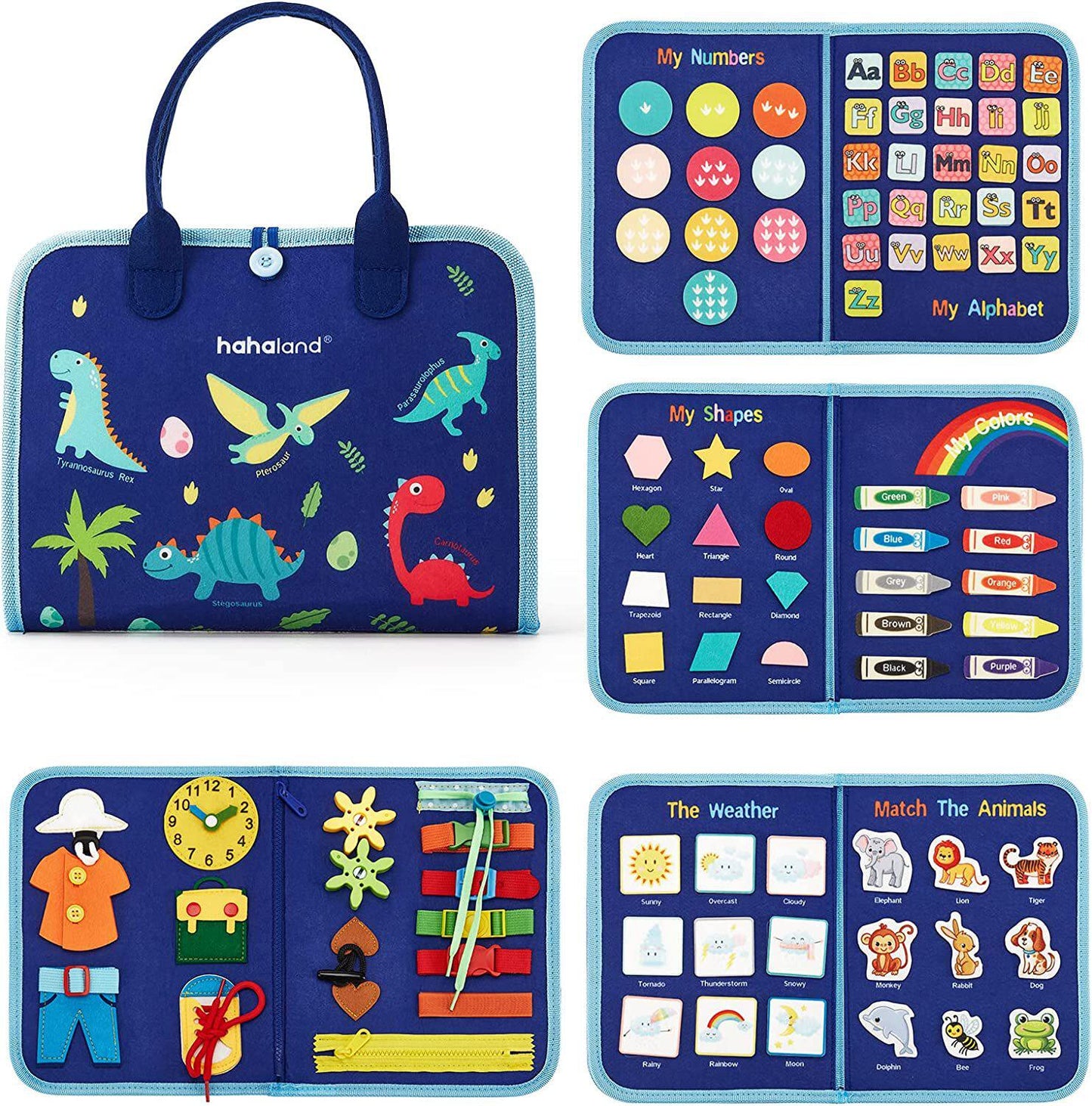 Childrens Educational Felt Learning Board