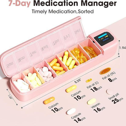 Electronic packaging medicine box