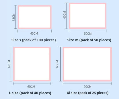 Bamboo Charcoal Absorbent Disposable Pet Diaper Pads