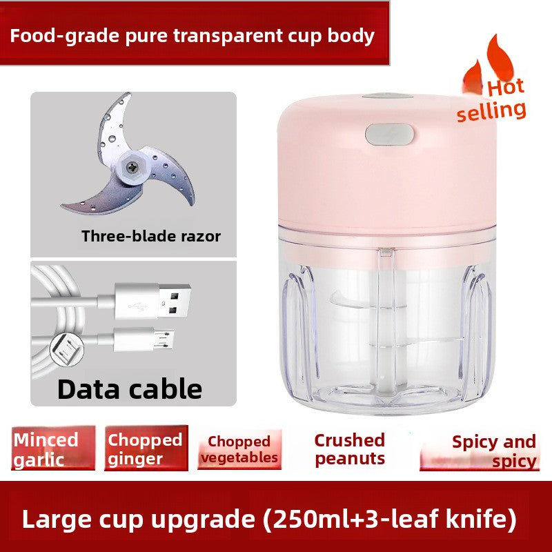 Electric garlic crusher