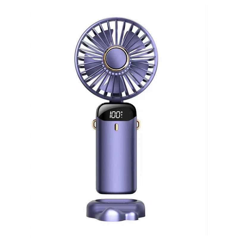 Mini portable foldable rechargeable fan