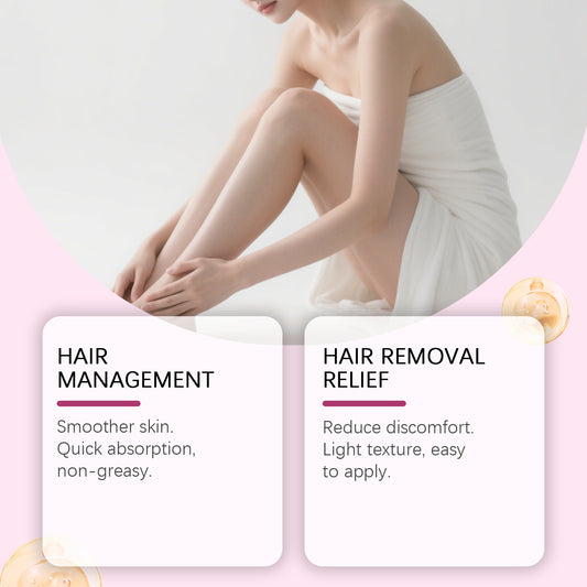 Gentle hair removal and moisturizing daily care essential oil