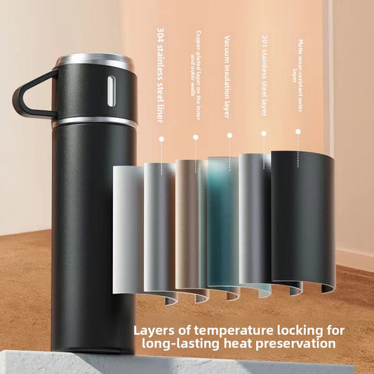Customizable Insulated Thermos Gift Set