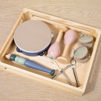 Montessori Wooden Musical Instrument Set for Kids