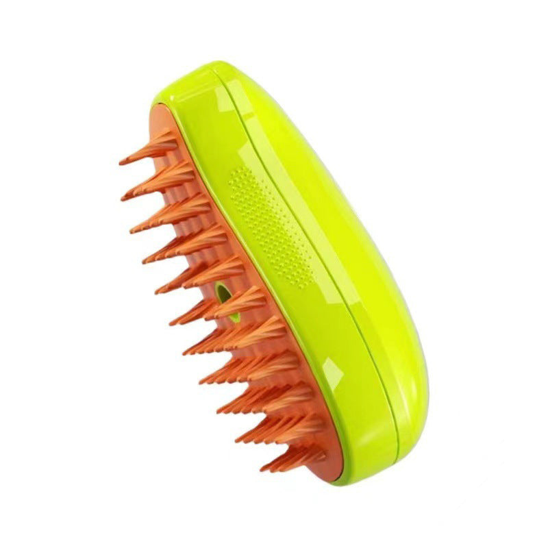 Multiple pet spray massage brushes