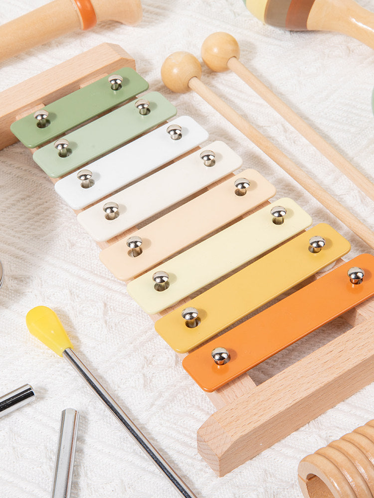 Montessori Wooden Musical Instrument Set for Kids