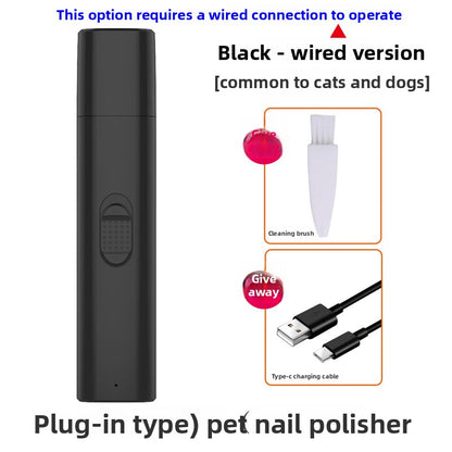 Rechargeable Pet Nail Grinder Quiet Trimmer