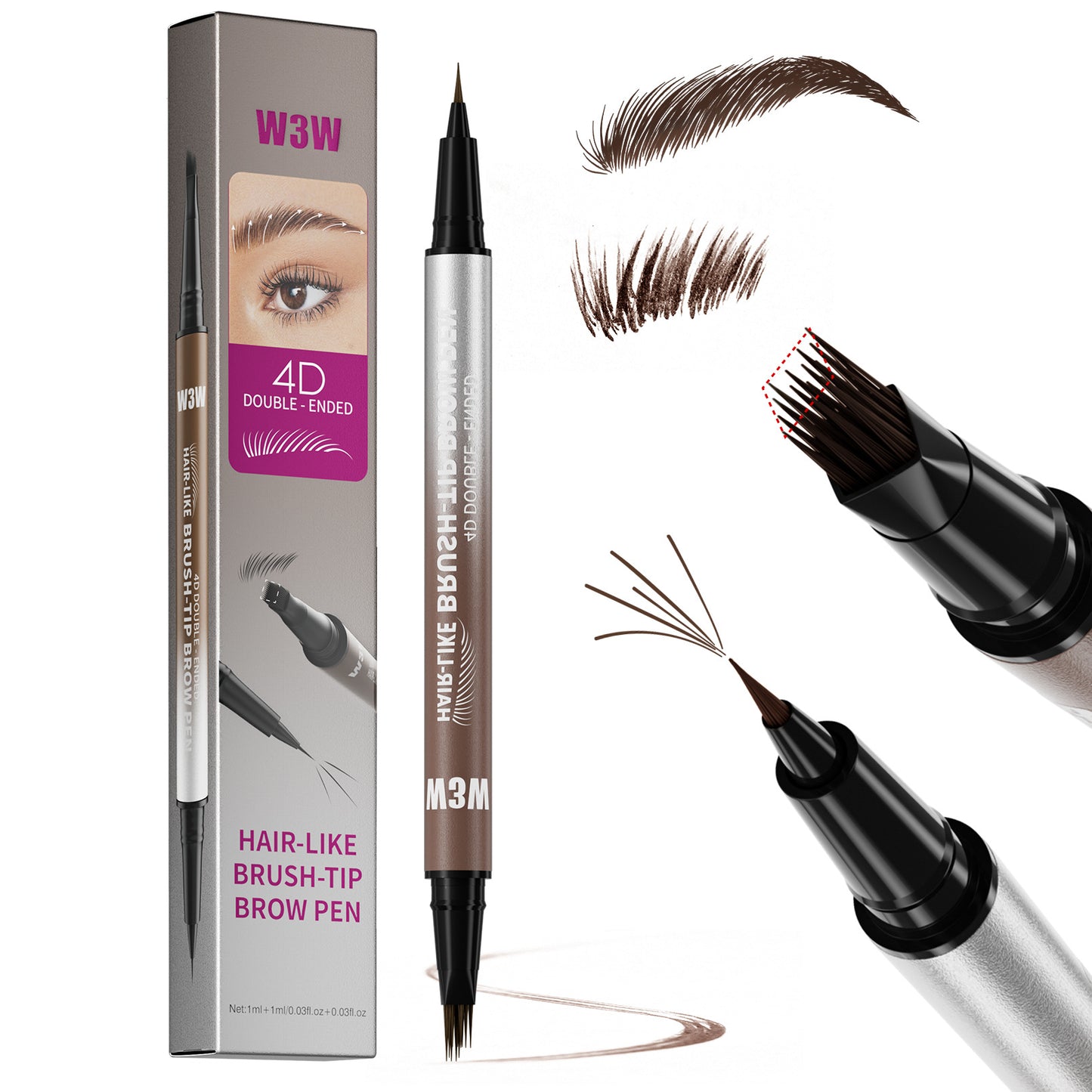 Waterproof Long-Lasting Liquid Eyebrow Pencil