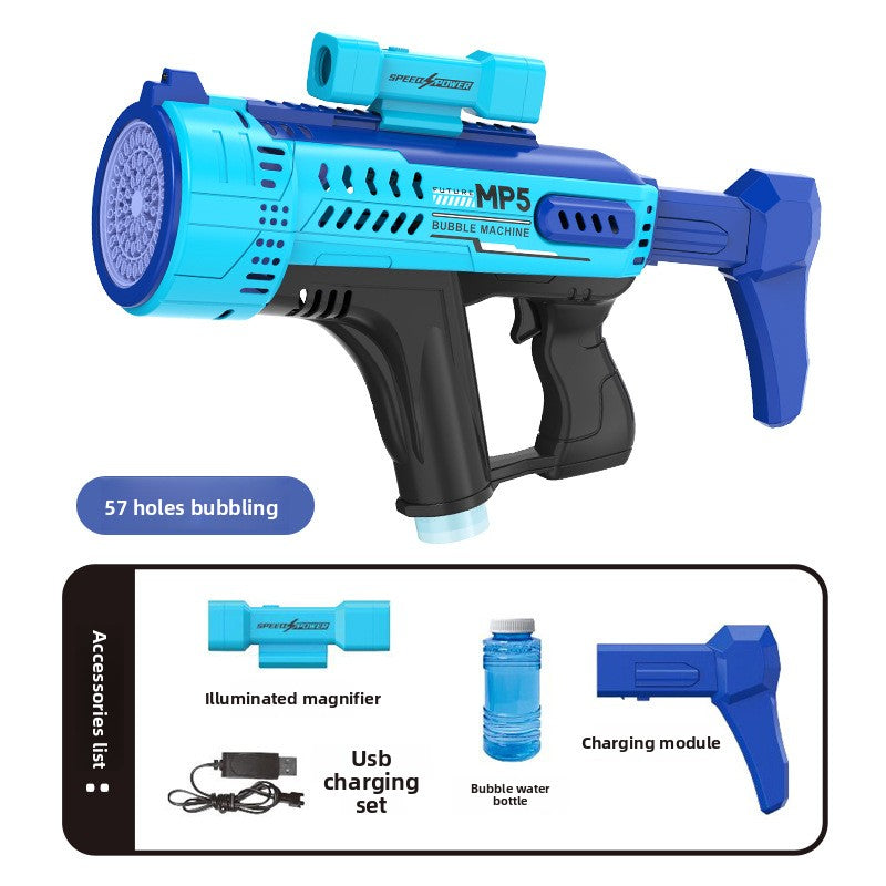 Automatic LED Bubble Machine Gun Toy