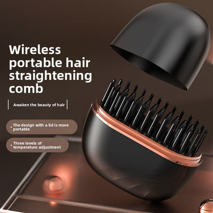 Wireless Hair Straightener with Ceramic Plates