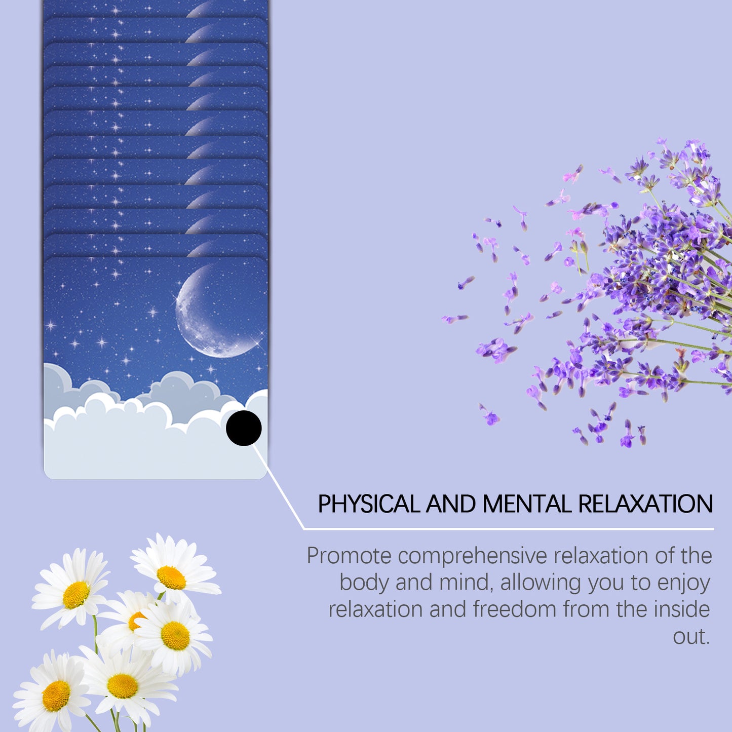 Nighttime fatigue relief sleep patches