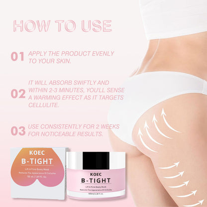 KOEC Pink Hydrating Body Hip Cream
