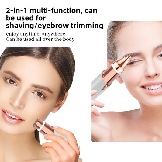 Electric Hair Remover with Dual Heads