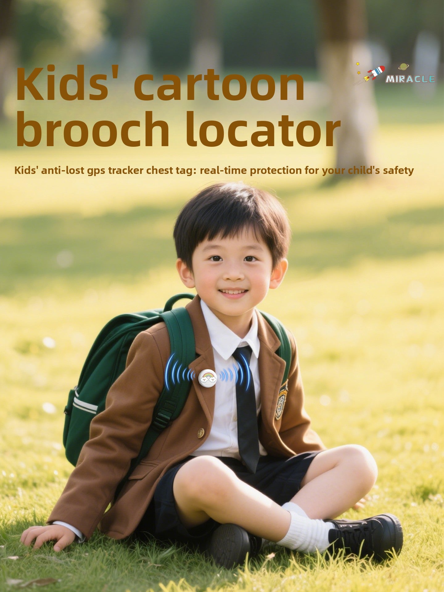 Child positioning anti-lost device