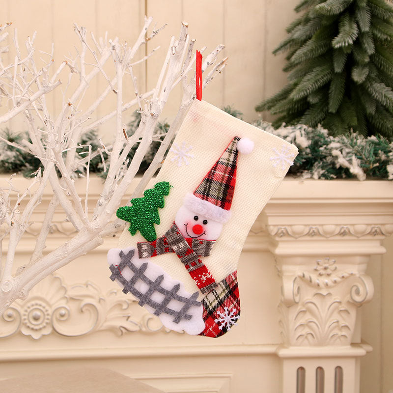 Christmas Gift Sock Hanging Bag