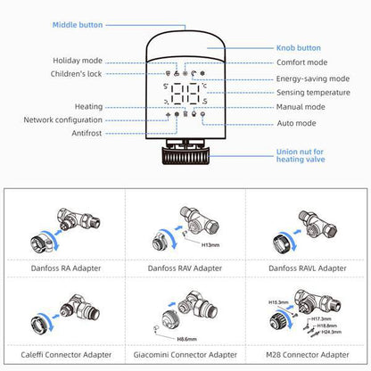 Doodle WiFi Smart Thermostatic Valve