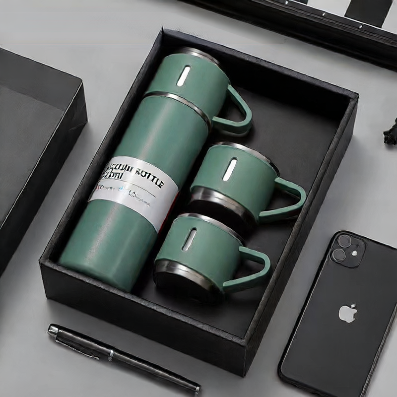 Customizable Insulated Thermos Gift Set