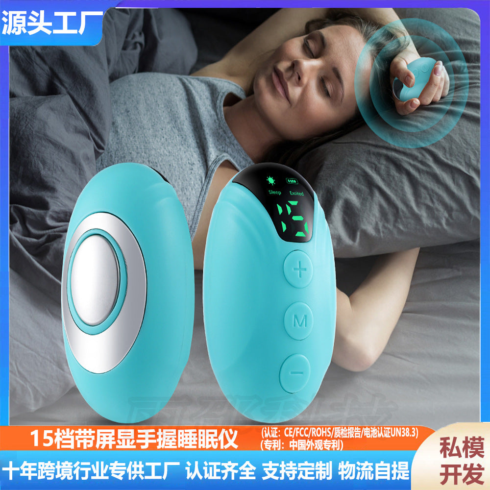 Smart Handheld 15-Level Sleep Aid with Screen Display