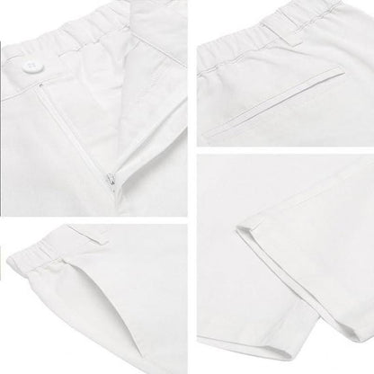 Lightweight casual men's cotton and linen trousers