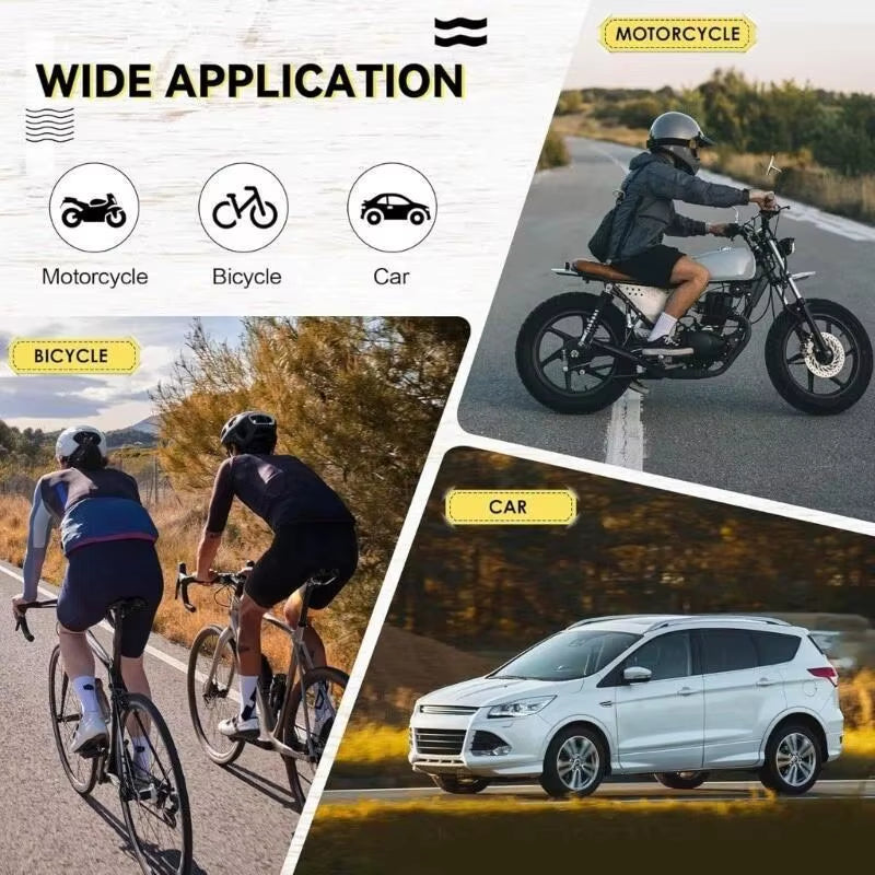 Professional Brake Bleeder Kit with One Way Check Valve Manual Vacuum Pump Hose for Brake Clutch Fluid Bleeding on Motorcycle