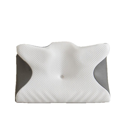 Cow horn-shaped memory foam pillow