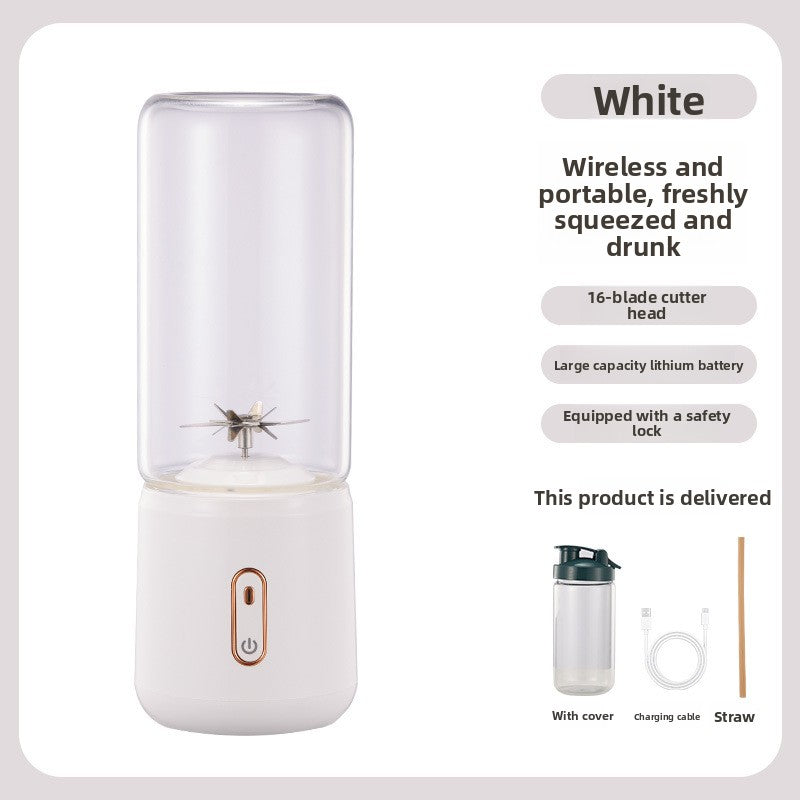 Portable Rechargeable Blender with Glass Cup