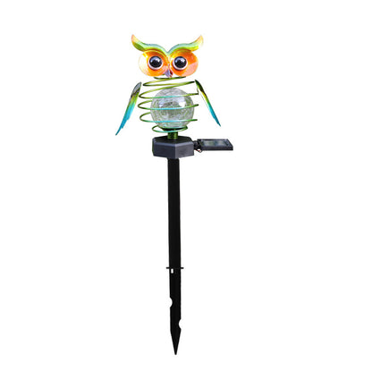 Solar Panel Iron Art Lawn Lamp