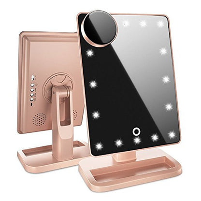 Bluetooth Audio Makeup Mirror