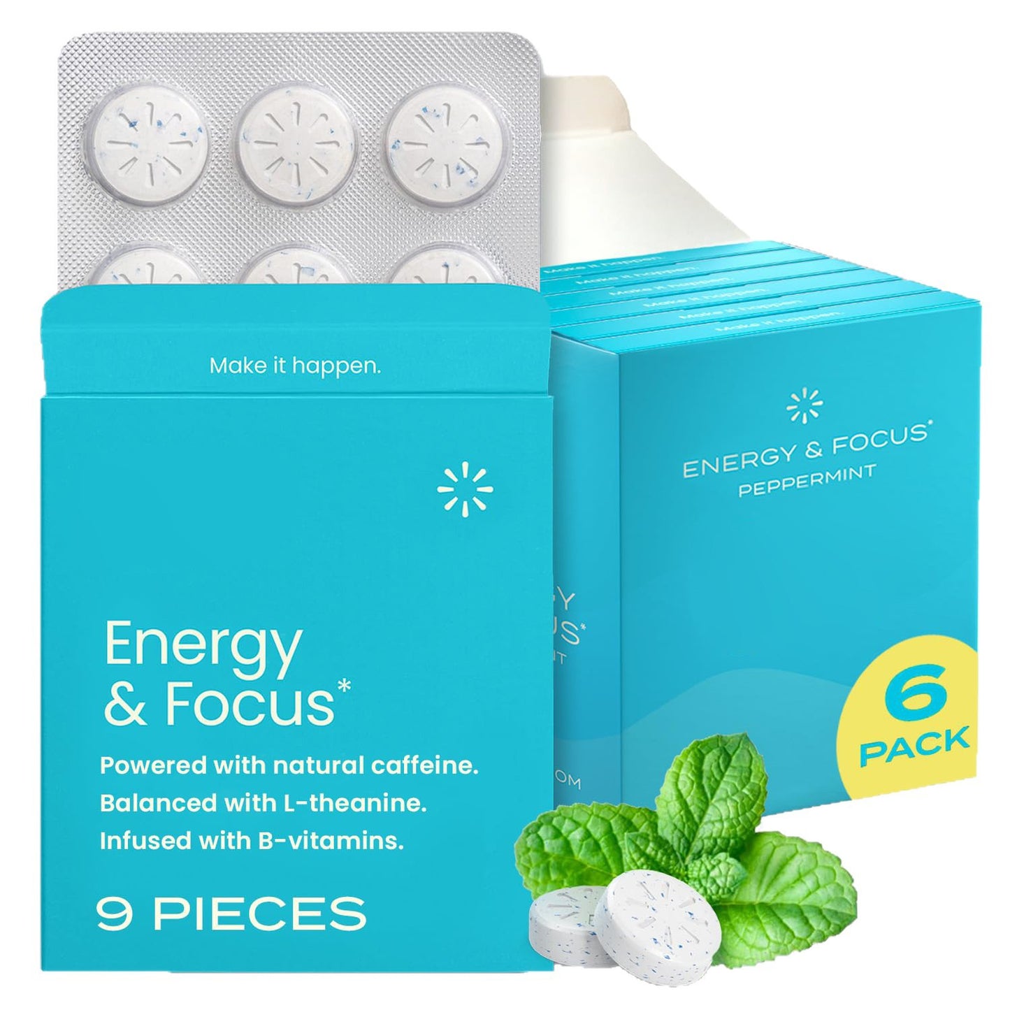 Mint chewing gum