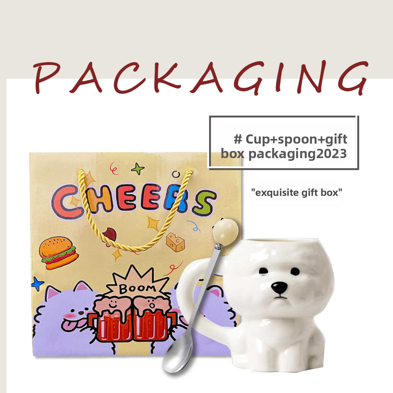 Bichon Frise Puppy Ceramic Mug