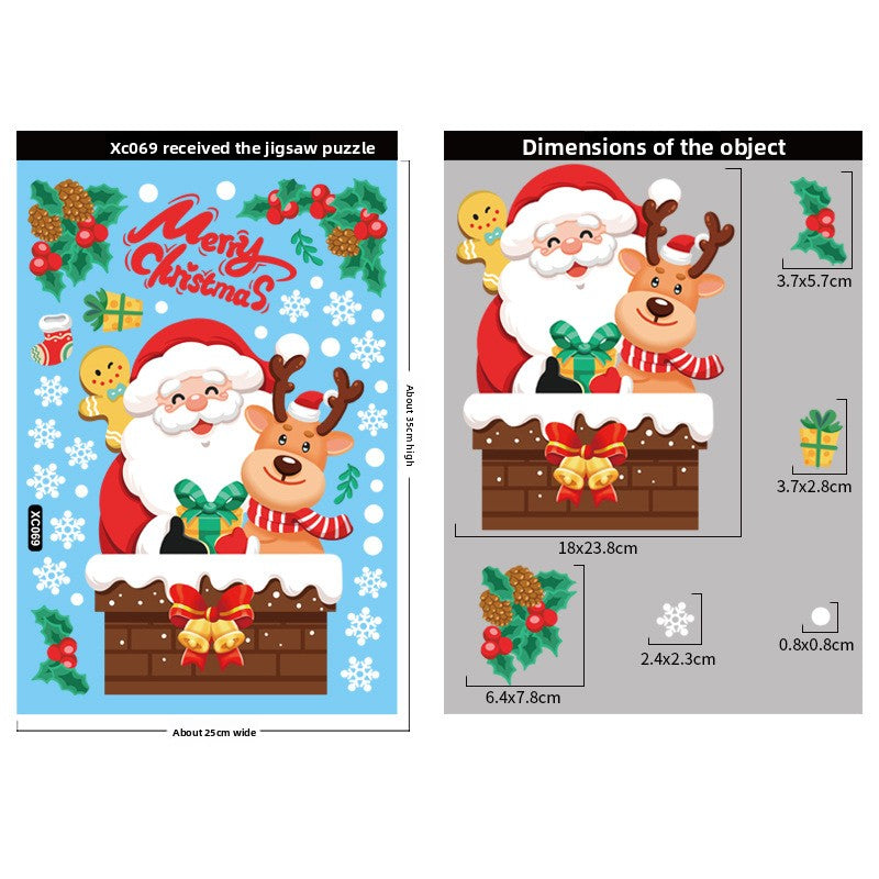 Christmas Decoration Snowflake Stickers