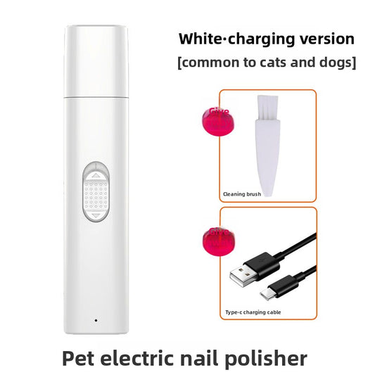 Rechargeable Pet Nail Grinder Quiet Trimmer