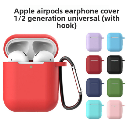 AirPods Silicone Protective Case with Hook