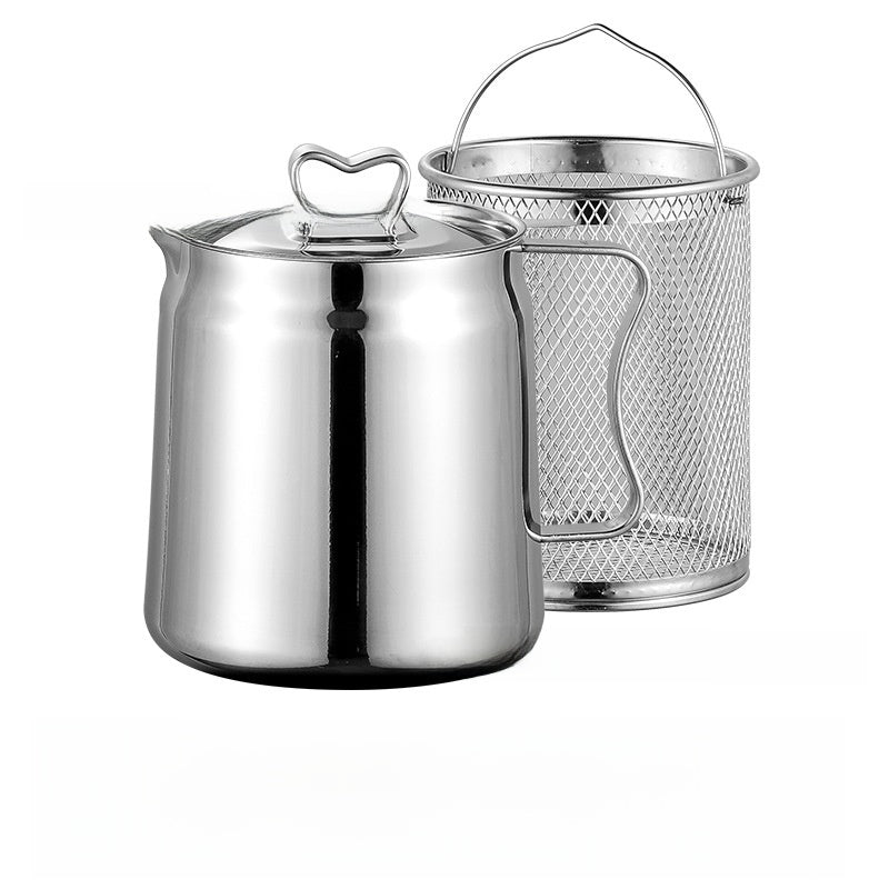 Filtered mesh oil tank pot oil storage tank