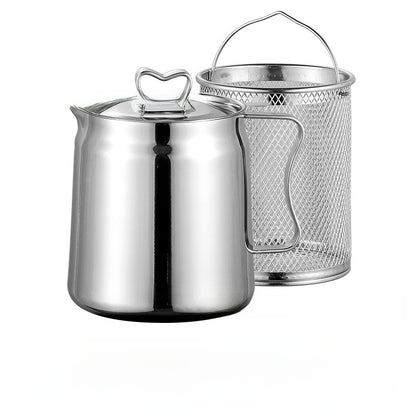 Filtered mesh oil tank pot oil storage tank