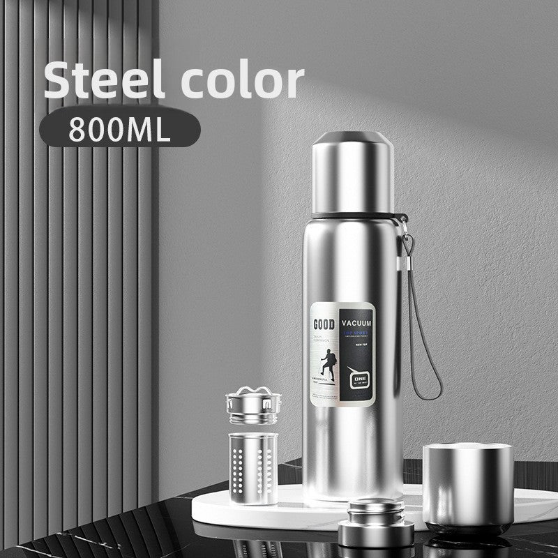 Vacuum Insulated Thermos with Tea Strainer