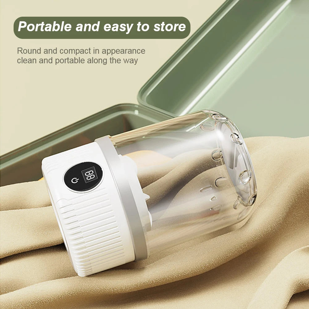 Mini Underwear Washer Rechargeable 1L Electric Socks Washing Machine Household Small Wireless Portable Laundry Underwear Cleaner