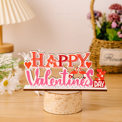 Love letter heart-shaped hollow decorative ornament