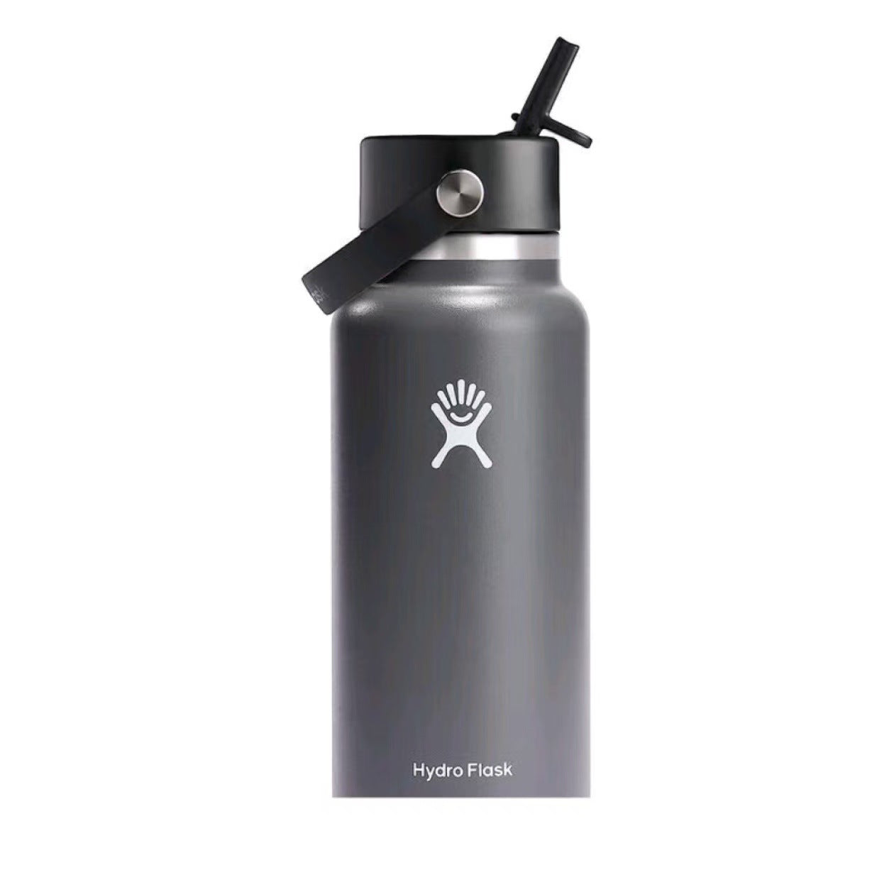 Portable Stainless Steel Thermos with Handle and Straw