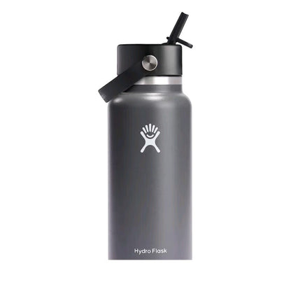 Portable Stainless Steel Thermos with Handle and Straw