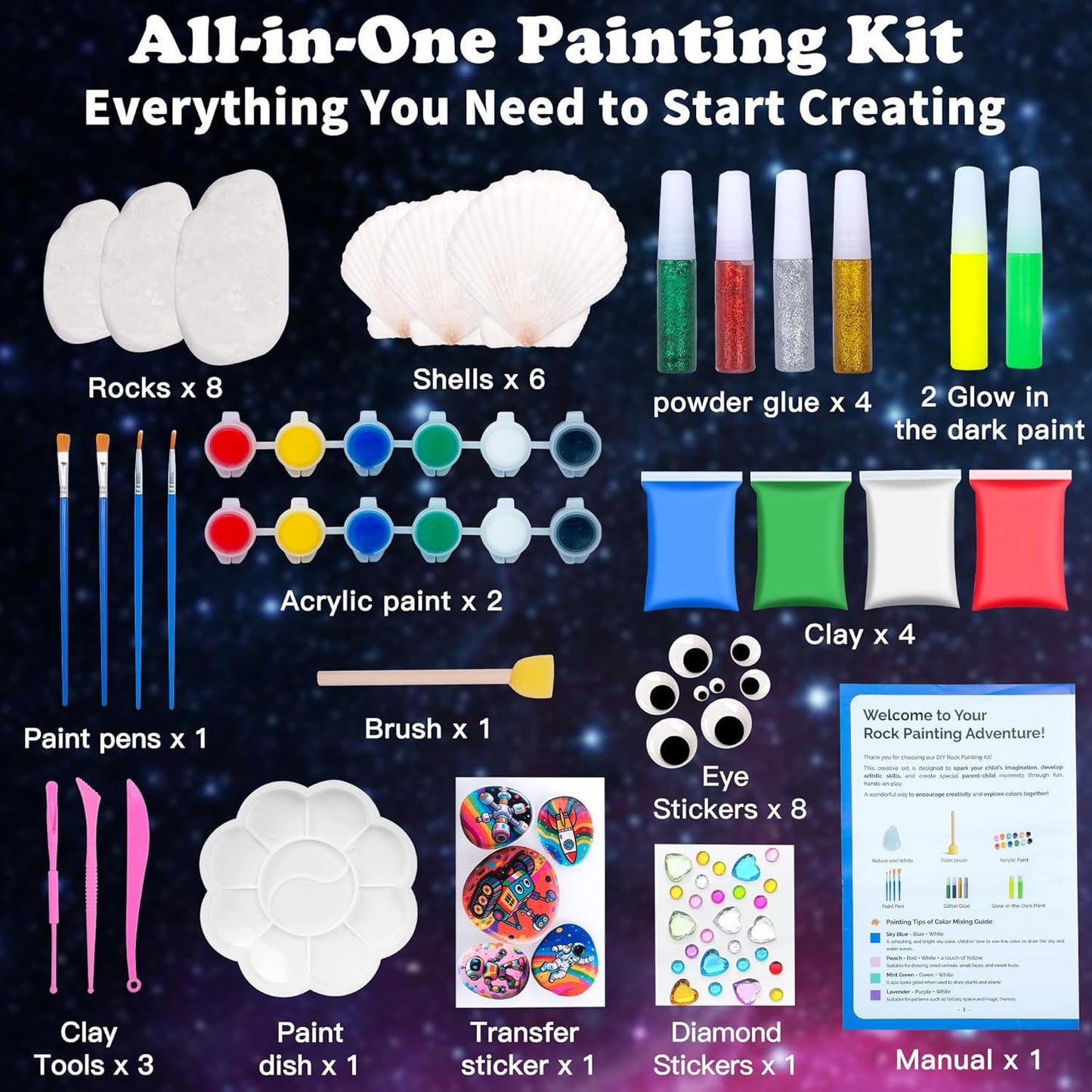 Painted Decorative Stones